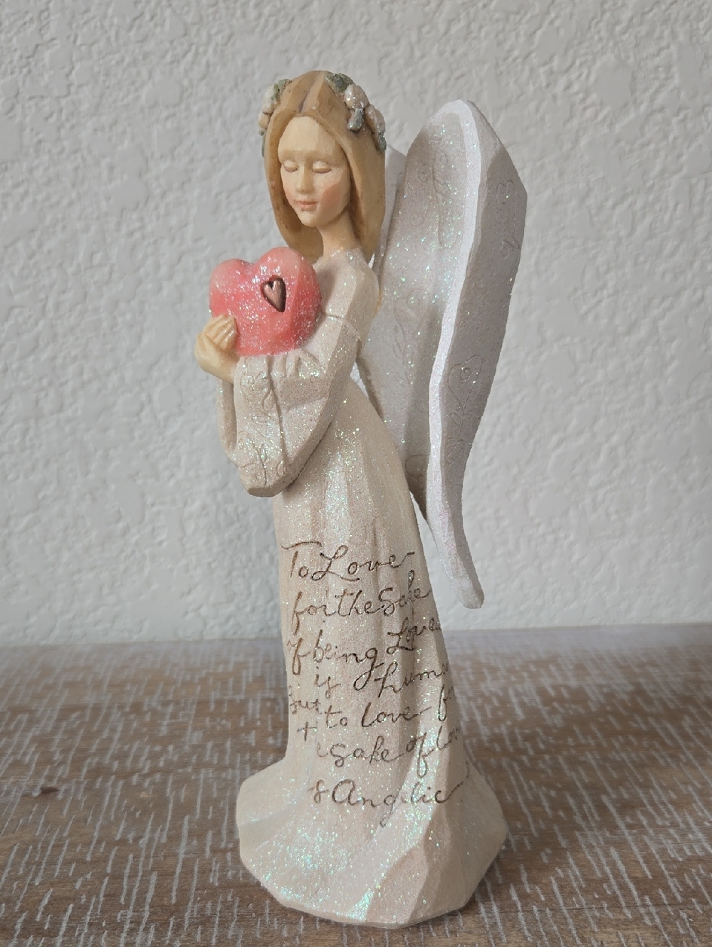 Foundations Angel Holding Heart